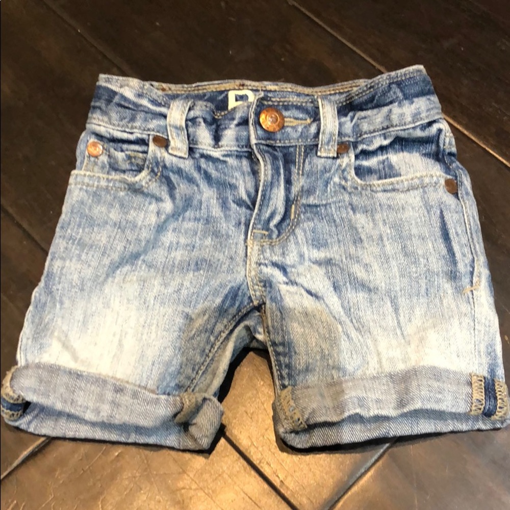 Peek denim shorts